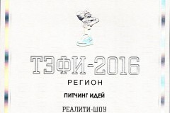 Всероссийский телевизионный конкурс "ТЭФИ-регион" 2016